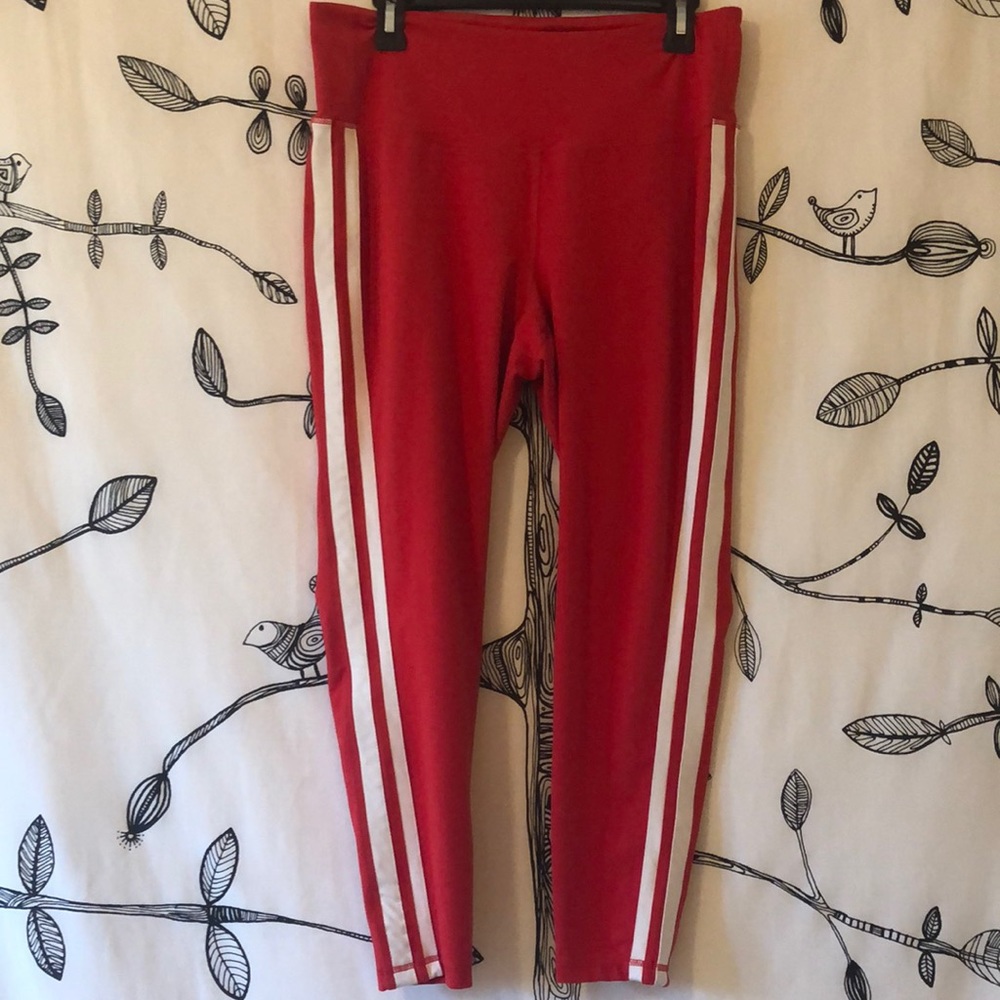 Old Navy Athletic Stripe 7/8-Length Leggings
